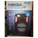 Mega Bass LED Jobsite Speaker