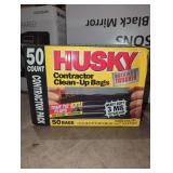 Husky 50pk Contractor Clean-Up Bags, 42 Gal