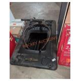 Large rolling oil pan pull along