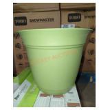 Large 20" Green Plastic Planter
