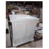 31" W x 22" D x 34" H bathroom sink vanity