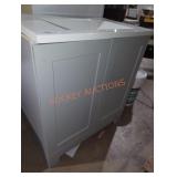 30.5"Wï¿½19"Dï¿½33"H Gray Bathroom Vanity