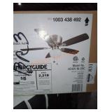 42" Led ceiling fan Kennesaw brushed nickel