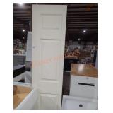 36" x 80" white bifold closet doors