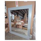 25.5"ï¿½32" Gray-Frame Wall Mirror