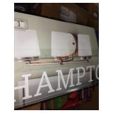 Hampton Bay 22"L Vanity Fixture Missing Globe