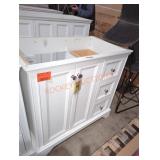 36" W x 24" D x 35" H bathroom vanity base