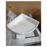 Daltile 8"x8" White Ceramic Corner Shelves