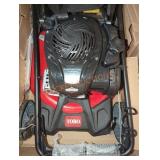 Toro 21" 140 cc self propelled gas mower with bag