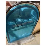 Neutypechic 37"H Black Arched Mirror