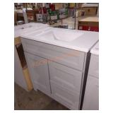 30" Gray Vanity Sink Combo