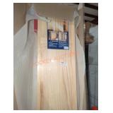 1" solid pine bifold doors 36" x 80"