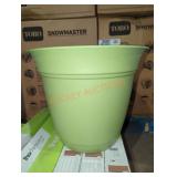 Large 20" Green Plastic Planter