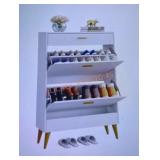 Little Tree Shoe Cabinet with 2 Flip Drawers