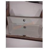 Swiss Madison 22" rectangle wall mount sink