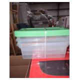 12 6QT latching boxes sterilite