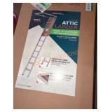 Aluminum attic ladder opening 22.5-54"