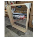 22"ï¿½28" Wood-Framed Wall Mirror