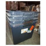 HDX 16Gal. Latching Tote Quantity: 4