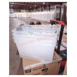 4 Sterilite 76-Qt. Stacker Box