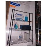 HDX 36"Wx54"Hx14"D 4-Tier Steel Wire Shelving