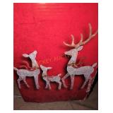 Home Accents Holiday 3-Piece LED Deer Family