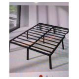 Zinus Yelena Black Metal Queen Platform Bed Frame