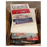 Book box lot( all about cars mainly corvette and