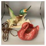 Vintage Duck and swan decor