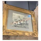 Antique framed photo