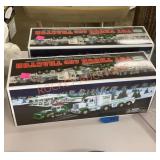 New in box 2013 Hess trucks