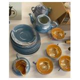 Vintage lusterware tea set