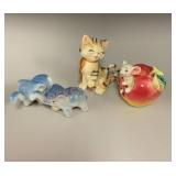 Vintage Japan made small animal figurines