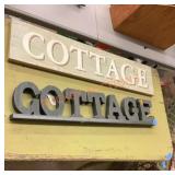 Cottage sign lot