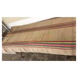 Vintage Mexican runner rug