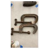 Vintage 4 inch adjustable clamps from Mark