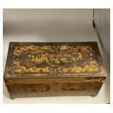 Antique French lacquered box