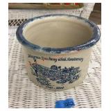 Blue and white stoneware pottery bowl Selinsgrove