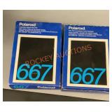 Polaroid 667 unopened film packs