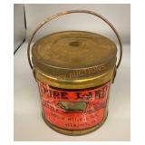 Vintage pure lard tin from Bethlehem pa