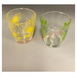 Vintage sour cream glasses