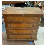 Antique fly fishing flies storage cabinet