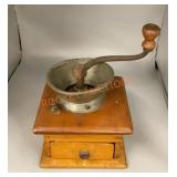 Antique coffee grinder