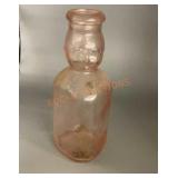 Antique baby top brookfield pink milk bottle