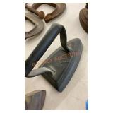 Antique cast iron, iron