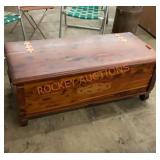 Vintage Cedar lined, blanket chest