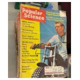 Vintage popular science magazines