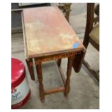 Vintage small drop leaf side table