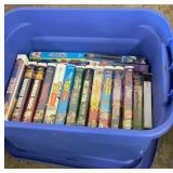 Tote lot kids VHS tapes