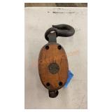 Antique pulley